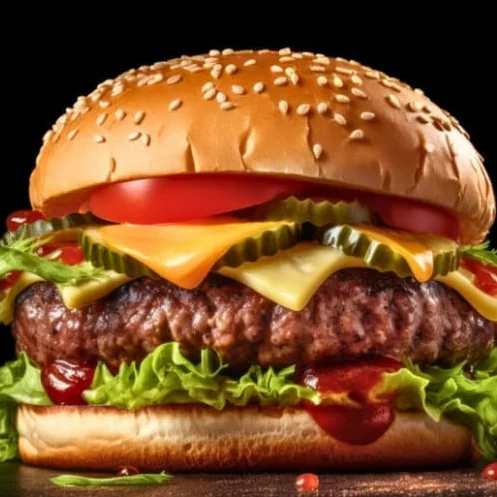 Hamburgesa Vegetariana Doble
